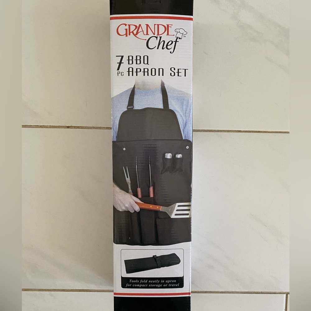GRANDE CHEF : 7 Piece BBQ Set , Brand New, no tags